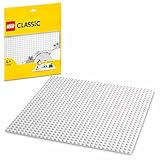 LEGO 11026 Classic Weiße Bauplatte, quadratische Grundplatte mit 32x32 Noppen als Basis Sets, Konstruktionsspielzeug
