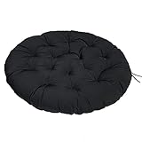 Wasserdichtes rundes Garten-Sofa-Kissen, dicke Outdoor-Stuhlpolster für ultimative Entspannung und Komfort, perfekt für Terrassenmöbel