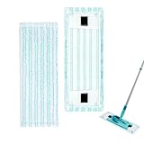 TXErfolg 2 Stück Wischbezüge für Leifheit Clean Twist M Ergo Micro Duo, 38x15cm Mikrofaser Ersatzbezug für Leifheit Bodenwischern 2-Faser-System Bodenwischer Ersatzzubehör für alle glatten Böden