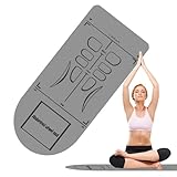 Gymnastikmatte, Bauchmuskelübung, dicke Fitnessmatte, rutschfeste Trainingsmatte, Yoga-Pates-Matte, verhindert Verrutschen, einfache Verwendung für Passform, Yoga, Matte, Knieübungen