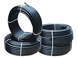 Verlegerohr Versorgungsleitung Wasserleitung Druckrohr für Bewässerung Sprinklersystem PE-Rohr 16mm 20mm 25mm 32mm wählbar (20 mm x 10 m)