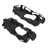 CORHAD Zähne Eisspikes aus TPE rutschfeste Spikes für Schuhe Robuste Eisgriffe mit Spikes Elastische Winter Traction Cleats für Angeln Wandern Klettern Schnee und EIS