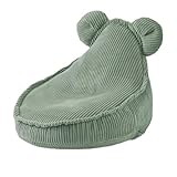 MISIOO Sitzsack Kinder Bean Bag - Sitzsack Mit Füllung - Waschbares Abdeckung - Corduroy Premium 100% Polyester - Stabil und Weich - Maße 68x45 cm - Für Kinderzimmer