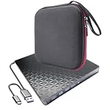 Meigpai Tragbares externes 4K Ultra HD 3D Blu-ray Filme Player Optisches Laufwerk, für Asus VivoBook S 15 Pro 16X 14X 15X 17X S15 S14 S16 F512 Laptop, USB-C BD-RE DL BDXL 128GB DVD Recorder +