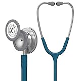 3M Littmann Classic III Stethoskop zur Überwachung, karibikblauer Schlauch, 69 cm, 5623