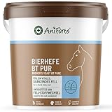 AniForte BT Pur Bierhefe für Pferde 5kg - Naturprodukt für gesundes, glänzendes Fell & Haut, Unterstützt Magen-Darm-Trakt & Darmflora, Nährstofflieferant