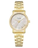 CIVO Damen Uhr Edelstahl Armbanduhr: Modern Gold Uhren für Frauen - Wasserdicht Analog Damenuhr