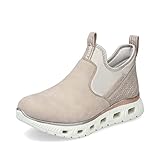 Rieker Damen Ankle Boots M6053, Frauen Stiefeletten,Winterstiefeletten,Stiefel,Bootee,Booties,halbstiefel,Kurzstiefel,beige (62),41 EU / 7.5 UK