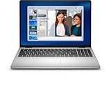 Dell 16 Laptop DC16256 Copilot+ PC 16-Zoll FHD+ (1920x1200) IPS Display, AMD Ryzen 7 350, AMD Radeon Grafik, 32GB DDR5 RAM, 1TB SSD, Windows 11 Home, QWERTZ Hintergrundbeleuchtete Tastatur, Silber