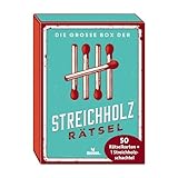 moses. Die große Box der Streichholzrätsel, 50 knifflige Knobelspiele mit Streichhölzern, Denkspiel & Logikrätsel in hochwertiger Geschenkbox für Erwachsene & Jugendliche
