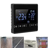 RANRAO Raumthermostat Fußbodenheizung, Digital Thermostat Für Elektrische Fussbodenheizung mit LCD-Display, Thermostat Fussbodenheizung