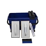DEWEPRO® 8-teiliges Fliesenleger Waschset S - Werkzeug Set zum Fliesenverlegen mit Waschbox, Schwammbrett und Fugengummi
