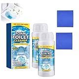 2025 Starker Rohr- & Toilettenreiniger mit Aktivschaum - Extra starkes Abflussmittel gegen Kalk, Urinstein & Verstopfungen - Für Küche, Bad, Dusche & WC - Schnelle Tiefenreinigung (100g) (200g)