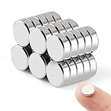 Wukong Mini Magnete 8x3mm | 30 Stück, Rund Neodym Magnete Kühlschrank Magnete für Büro, Whiteboard, Pinnwand, Fridge, Karte, Tür, Magnettafel