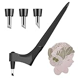 1 Set Craft Schneidewerkzeuge,360 Grad Präzisions Edelstahl Bastelmesser(15°/30°/45°),Craft Cutting Tools, Cut,360 Grad Papierschneider,Art Schneidemesser Set Für Handwerk Scrapbooking