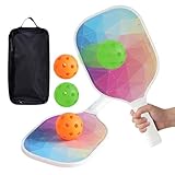Huehkir Schläger Für Anfänger - 2er Set Rackets Mit Hoher Sprungkraft Und Aufbewahrungstasche,Ergonomischer Griff Für Spieler Familie Freizeit
