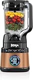 Ninja 2-in-1 Detect Power Mixer Pro & Single Serve, 1200W Mixer mit Krug, & Single Serve Tasse, Smoothies mixen, Gemüse hacken & Frozen Drinks mixen, Kupfer/Schwarz, TB301EUCP
