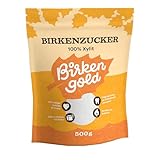 Birkengold Xylit Birkenzucker, 500 g Beutel | 100 % Xylit aus Finnland | aus Birken- und Buchenrinde | vegan | 40 % weniger Kalorien als Zucker | glutenfrei | Zahnfreundlich