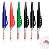AYHYHLJZJ 6er Set Tieflochmarker | Bohrmarker, Markierstifte, 30mm lange Löcher | wasserfeste Markierstifte | vielseitig einsetzbar für tiefe TRO US