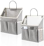 AKINSTER Hängeorganizer, 2 Stück Spind Organizer Wasserfeste Hängeaufbewahrung Faltbarer Hänge Organizer Wandorganizer mit 3 Fächern für Schlafzimmer Büro Badezimmer Küche Camping