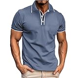Poloshirt Herren Weiß Schwarze Tshirt Vintage Sommer Poloshirt Regular Fit Atmungsaktiv Gym Kurzarm Funktionsshirt 4XL Polo Shirts Angebot Regular Polo Slim Fit Weisses T Shirt Herren XL