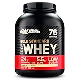 Optimum Nutrition Gold Standard 100% Whey, Proteinpulver, Geschmack Vanilla Ice Cream, 2.28kg, 76 Portionen