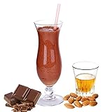 Amaretto Schoko Geschmack Eiweißpulver Milch Proteinpulver Whey Protein Eiweiß L-Carnitin angereichert Eiweißkonzentrat für Proteinshakes Eiweißshakes Aspartamfrei (10 kg)