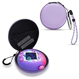 Schutzset für Tamagotchi Paradise – Hartschale aus Eva, Schlüsselband und Halsgurt. Stoßfest, staubdicht, mit zuverlässigem Schutz, Kompakt, einfach zu tragen, perfekt passend (Lila)