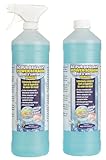 AQUA CLEAN PUR Brillant Power Schaum Bad- & Sanitärreiniger 2x 1l