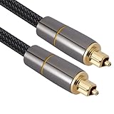 Generisch Optisches Kabel für Lautsprecher, optisches TV -Audiokabel | Mehrzweck -Glasfaserkabel,Lautsprecherversorgungen, Signalausgangskabel für Stereoanlagen, Verstärker