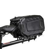 Naqqios Satteltasche | 17 l große reflektierende Taschen wasserdicht | Gepäckträgertasche | für tägliches Pendeln, Wandern, Abenteuer, Outdoor, Reisen, Bergsport, Angeln