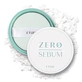 Etude House Zero Sebum Trockenpulver 4g Neu (23AD) | Leichtes, ölkontrollierendes, talgfreies, loses Gesichtspuder mit 80% Mineralien | Langlebig für Fixierung oder Grundierung