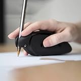 GLOGLOW Ergonomische Schreibhilfe, Assistierendes Schreiben von Zeichenvorrichtungen mit Einfacher Übergang Begrenzte Handmobilität Stabiler Kunststoff -Stifthalter für Beide Linken