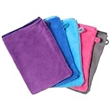 TIESOME 5 Stück Mikrofaser Waschlappen,15x20cm Waschlappen Gesicht 5 Farben Super Weicher Waschhandschuhe Flanell Wasseraufnahme Waschhandschuh für Baden Abschminken Gesichtswasche