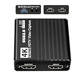 USB-Capture-Karte – 1080P Aufnahmegerät – 4K-Gerät, niedrige Latenz 60 FPS Recorder für Konferenzunterricht, Live-Broadcast-Streaming
