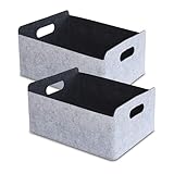 FZSECRIU 2 Stück aufbewahrungskorb，korb aufbewahrung，korb geflochten，körbe aufbewahrung，aufbewahrungskorb geflochten，aufbewahrungskörbe