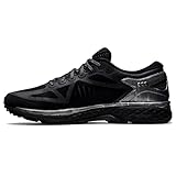ASICS Herren MetaRun Laufschuhe, schwarz/silber, 40 EU