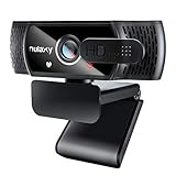 Nulaxy C900 Webcam mit Mikrofon, FHD 1080P Webcam mit Abdeckung, USB Plug & Play, Laptop PC Kamera für Video-Streaming, Konferenz, Spiele, Kompatibel mit Windows,Linux,Android