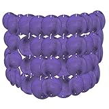 ORFOFE Runde Muschelscheiben mit 2 Löchern 5cm 100 Stück Perlmutt für Schmuckanhänger und Windspiele zum Basteln und Wohnaccessoires