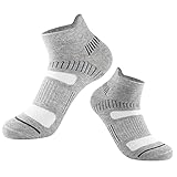 LOIJMK Herren schweißabsorbierende und Sport- und Freizeit-Low-Top-Saison-Kurzsocken mit flachem Mund Grüne Socken (Grey, One Size)