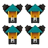 wolfcraft Projektset „rechtwinkliges Spannen“, 4-tlg. - 4 Eckenspanner ES 22 als ideale Fixierhilfe beim Verschrauben oder Leimen im 90° Winkel - 8626000
