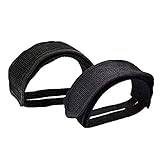 VOANZO 2 Stück fahrradpedalgurte, Fahrradpedalriemen Fahrrad Anti-Rutsch-Doppelklebebänder Pedal Zehenclip Riemen