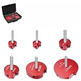 UrbanHui 6-teiliges Kunststoff-Rohrreibahle-Werkzeug-Set, PVC-Reibahle, Aluminium, 1,9 cm - 10,2 cm für PVC-, CPVC-ABS-Armaturen, Rohrentfernung