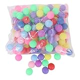 GUIJIALY Farbige Pongbälle, 40 mm, Unterhaltung, Tischtennisbälle, gemischte Farben, Bier-Pong-Bälle, Spiel, 150 Stück