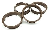 4x Zentrierringe 72,6-66,6/72,6mm auf 66,6mm BRAUN für MAM KESKIN