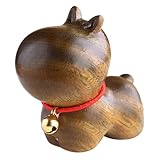 HAMPPLIES Miniatur Holz Statue Handgefertigt Tragbar Einzigartiges Design Dekorativ für Zuhause Büro