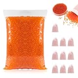 Silica Gel regenerierbar Trockenmittel 400g, Farbwechsel bei Feuchtigkeit, Wiederverwendbar Kieselgel Trockenmittel für 3D-Drucker, Küche, Elektronik （+10 Filterbeutel)