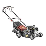 DEDRA Benzin-Rasenmäher mit Antrieb 2,4 kW GARDEN DED8720-43L, LONCIN 139 ccm Motor, 43 cm Schnittbreite, zentrale Schnitthöhenverstellung 25-75 mm (6 Stufen)