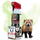 ABWEHR MEISTER Marderspray 400 ml zur Abwehr von Mardern für Haus, Garage & Auto, Marderschreck mit Sofort-, und Langzeitschutz Dank der AM-Formel, Marderabwehr inkl. Sprühlanze Made in Germany