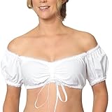 Generisch Dirndl knöpfe Damen midi Dirndlbluse 3/4 arm weiße Bluse Kurzarm schwarz damenblusen Schwarze Spitze Trachten Spitzenbluse weiß